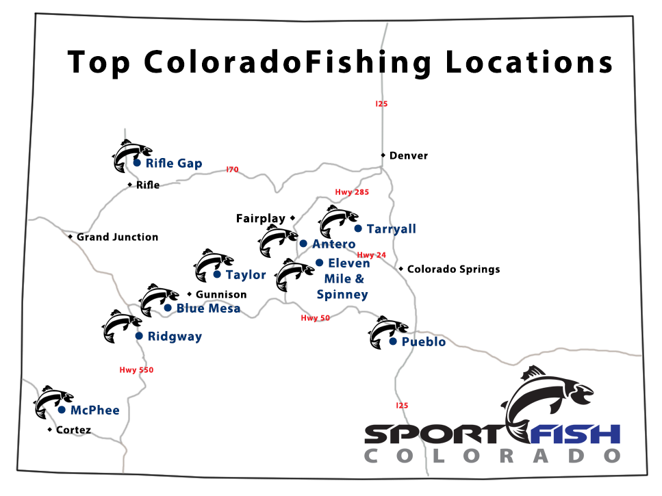 Click here for top Colorado Fishing Locations Map